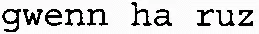 gwenn ha ruz
