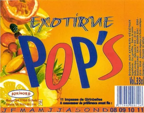 EXOTIQUE POP'S SORINORD