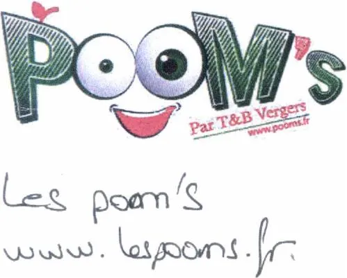 POOM'S PAR T&B VERGERS WWW.POOMS.FR LES POOM'S WWW.LESPOOMS.FR