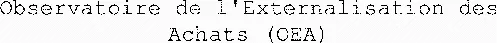 Observatoire de l'Externalisation des Achats (OEA)