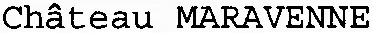 Château MARAVENNE