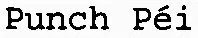 Punch Péi
