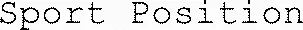 Sport Position