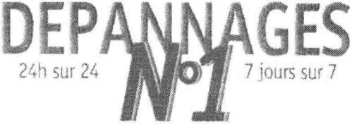 DEPANNAGES No 1 24h sur 24 7 jours sur 7
