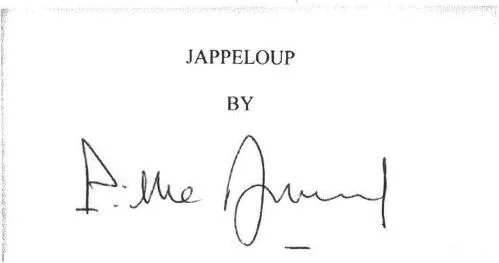 JAPPELOUP BY Pierre Durand