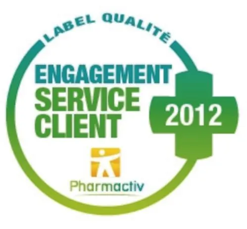 LABEL QUALITE ENGAGEMENT SERVICE CLIENT 2012 PHARMACTIV