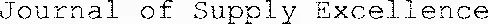 Journal of Supply Excellence