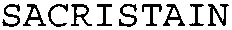 SACRISTAIN