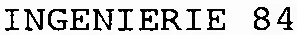 INGENIERIE 84