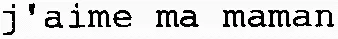 j'aime ma maman