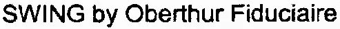 SWING by Oberthur Fiduciaire