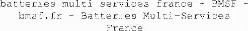 batteries multi services france - BMSF - bmsf.fr - Batteries Multi-Services France