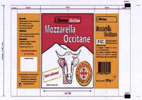 L'ELEVEUR OCCITAN MOZZARELLA OCCITANE