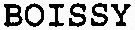 BOISSY