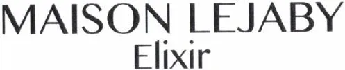MAISON LEJABY Elixir