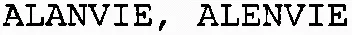 ALANVIE, ALENVIE