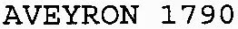 AVEYRON 1790