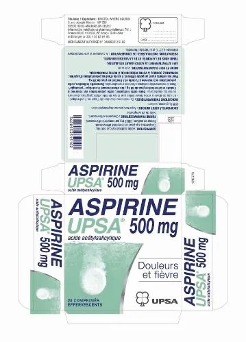 ASPIRINE UPSA 500 MG