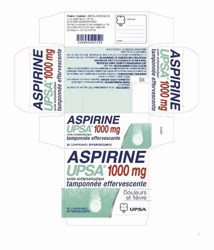 ASPIRINE UPSA 1000 MG