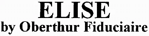 ELISE by Oberthur Fiduciaire