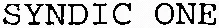 SYNDIC ONE
