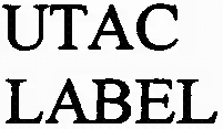 UTAC LABEL