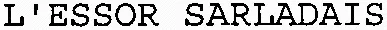 L'ESSOR SARLADAIS