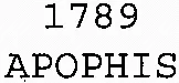 1789 APOPHIS