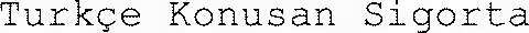 Turkçe Konusan Sigorta