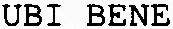 UBI BENE