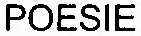 POESIE