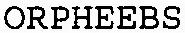 ORPHEEBS