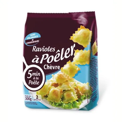 RAVIOLES A POELER CHEVRE