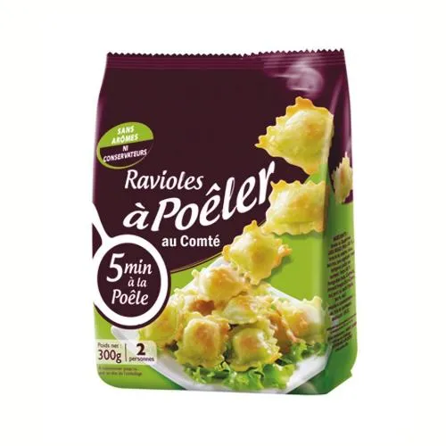 RAVIOLES A POELER AU COMTE