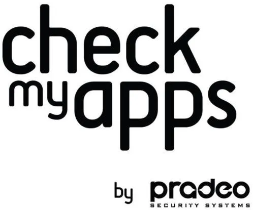 CHECK MY APPS BY PRADEO SECURITY SYSTEMS