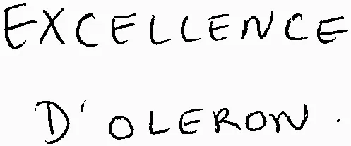 EXCELLENCE D'OLERON
