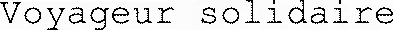 Voyageur solidaire