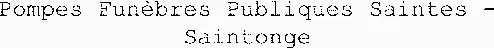 Pompes Funèbres Publiques Saintes - Saintonge