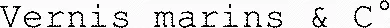 Vernis marins & C°