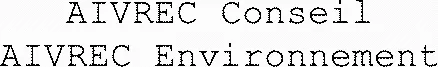 AIVREC Conseil AIVREC Environnement