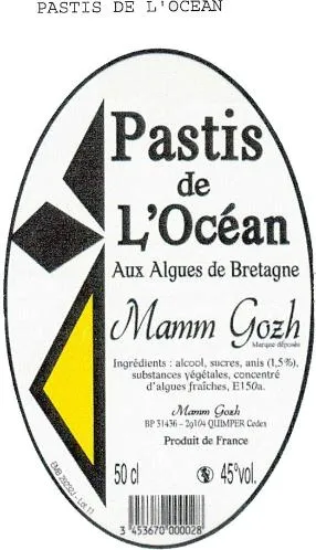 PASTIS DE L'OCEAN Aux Algues de Bretagne Mamm Gozh