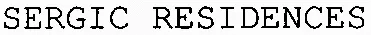 SERGIC RESIDENCES