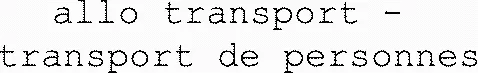 allo transport - transport de personnes