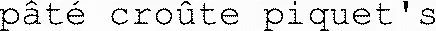 pâté croûte piquet's