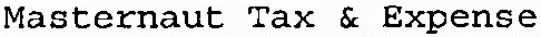 Masternaut Tax & Expense