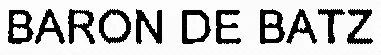 BARON DE BATZ