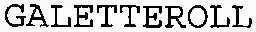 GALETTEROLL