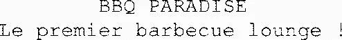 BBQ PARADISE Le premier barbecue lounge !
