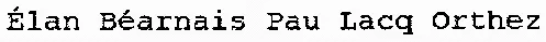 Élan Béarnais Pau Lacq Orthez