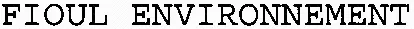 FIOUL ENVIRONNEMENT